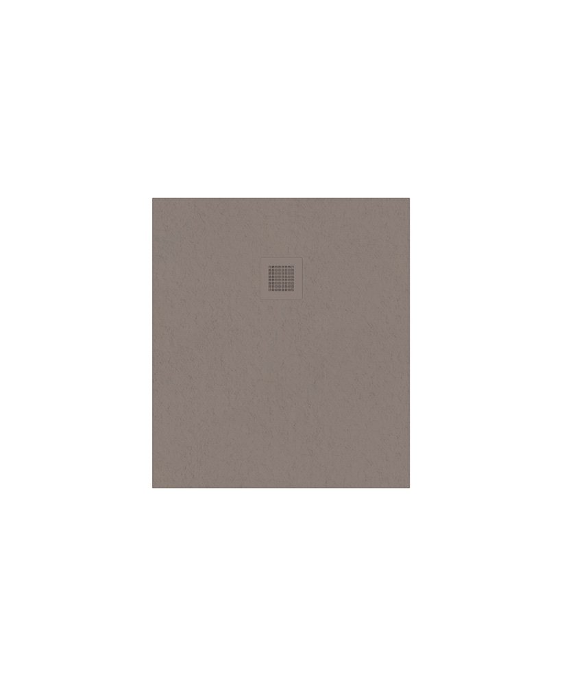 SLATE 900 x 800 Shower Tray Taupe - with FREE shower waste