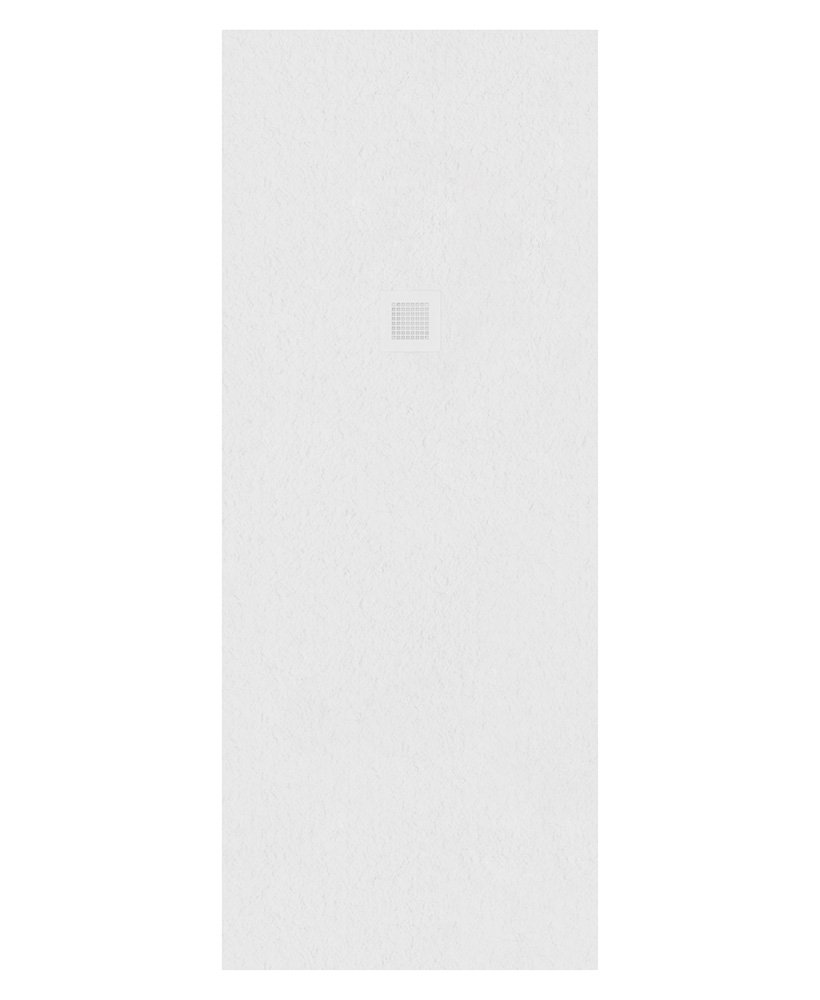 SLATE 2000 x 800 Shower Tray White - with FREE shower waste