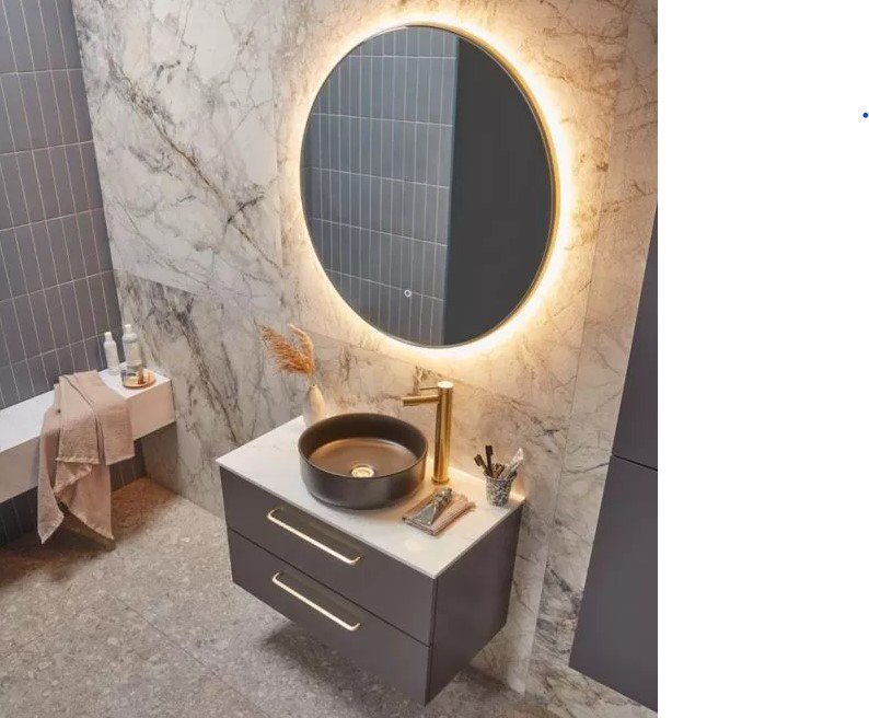 Oxygen Mirror - 800 - Brass
