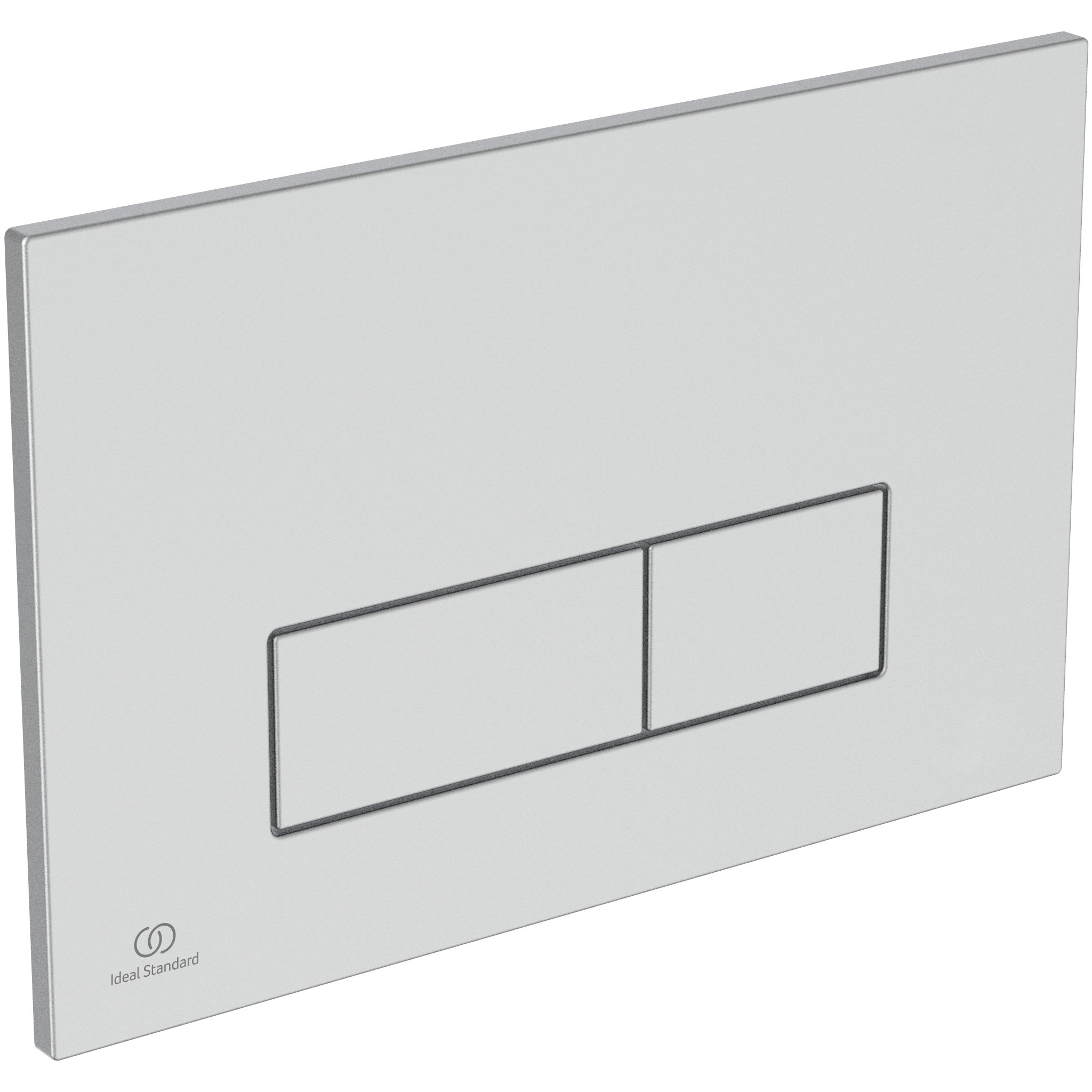 OLEAS M2 F/PLATE DUAL MATT CHROME IS