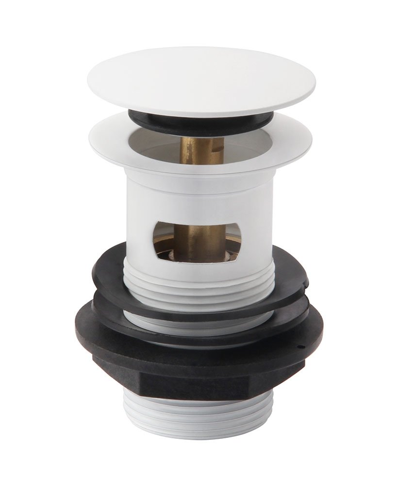 Sync 1.1/4" Click Clack Waste White