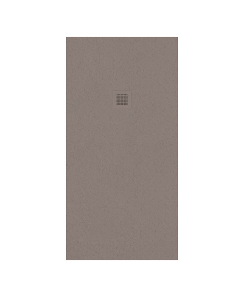 SLATE Taupe 1600x800 shower tray with FREE Shower Waste