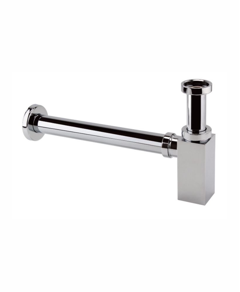 SYNC Brass Square Bottle Trap Chrome