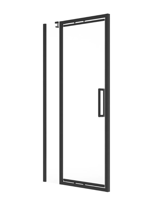 ASPECT Infold & Inline 1200mm Shower Door Matt Black
