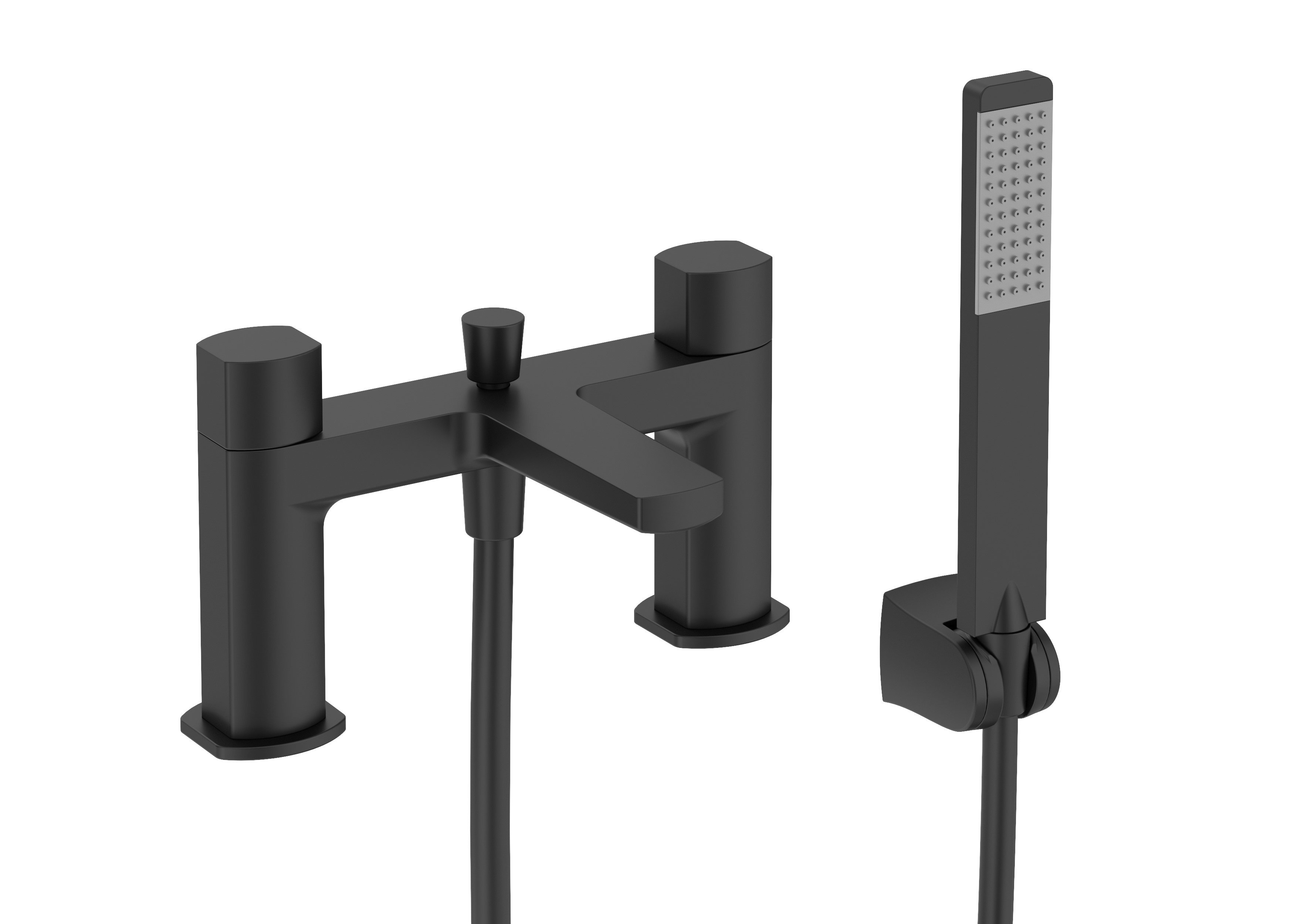 LUTA Bath Shower Mixer Matt Black