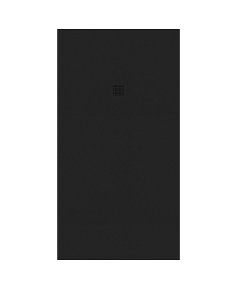 SLATE 1700 x 900 Shower Tray Black - with FREE shower waste