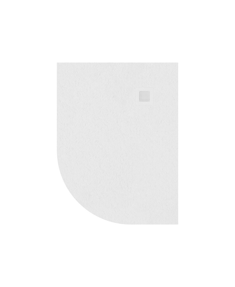 SLATE 1200x900 Offset Quadrant Shower Tray RH White - Anti Slip