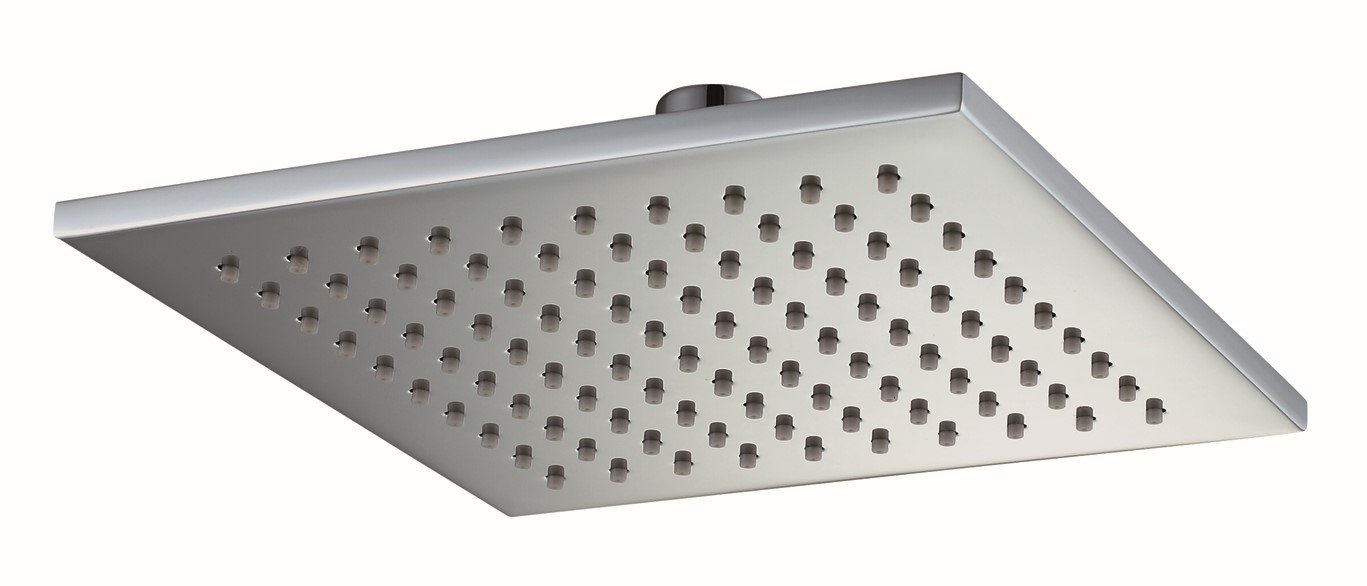 SYNC Square Brass Shower Head 200mm Chrome