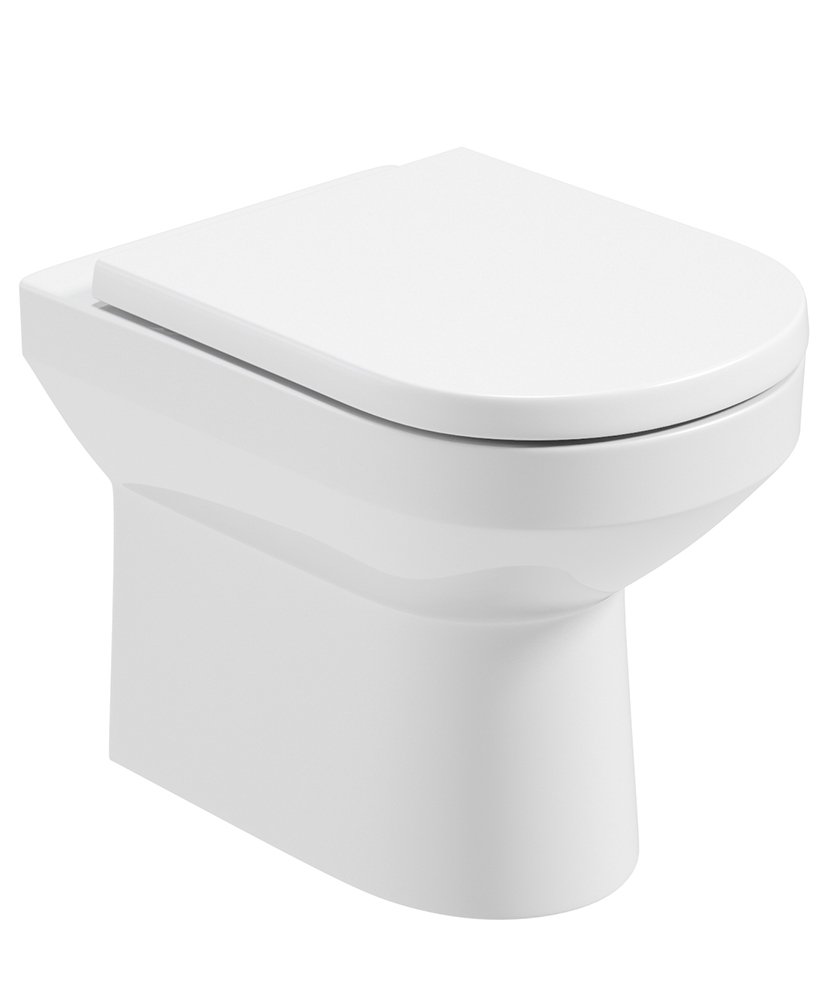 VIENNA BACK TO WALL RIMLESS WC - SOFT CLOSE SEAT