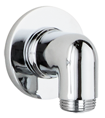 NOW ROUND WALL ELBOW CHROME