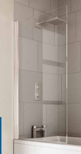 VERVE SQUARE ROTATING BATHSCREEN 6MM