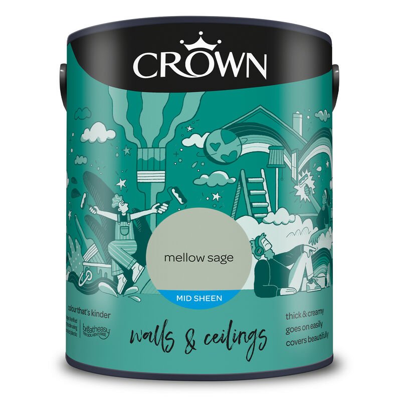 CROWN CR MID SHEEN MELLW SAGE 5L