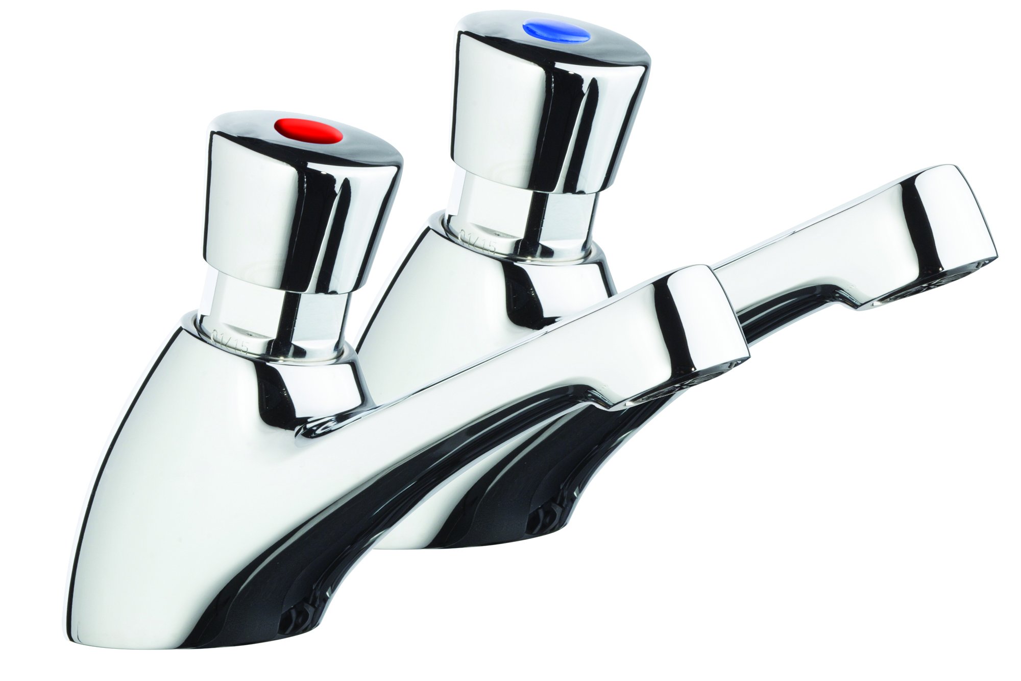 NON CONCUSSIVE   BASIN  TAPS   PAIR
