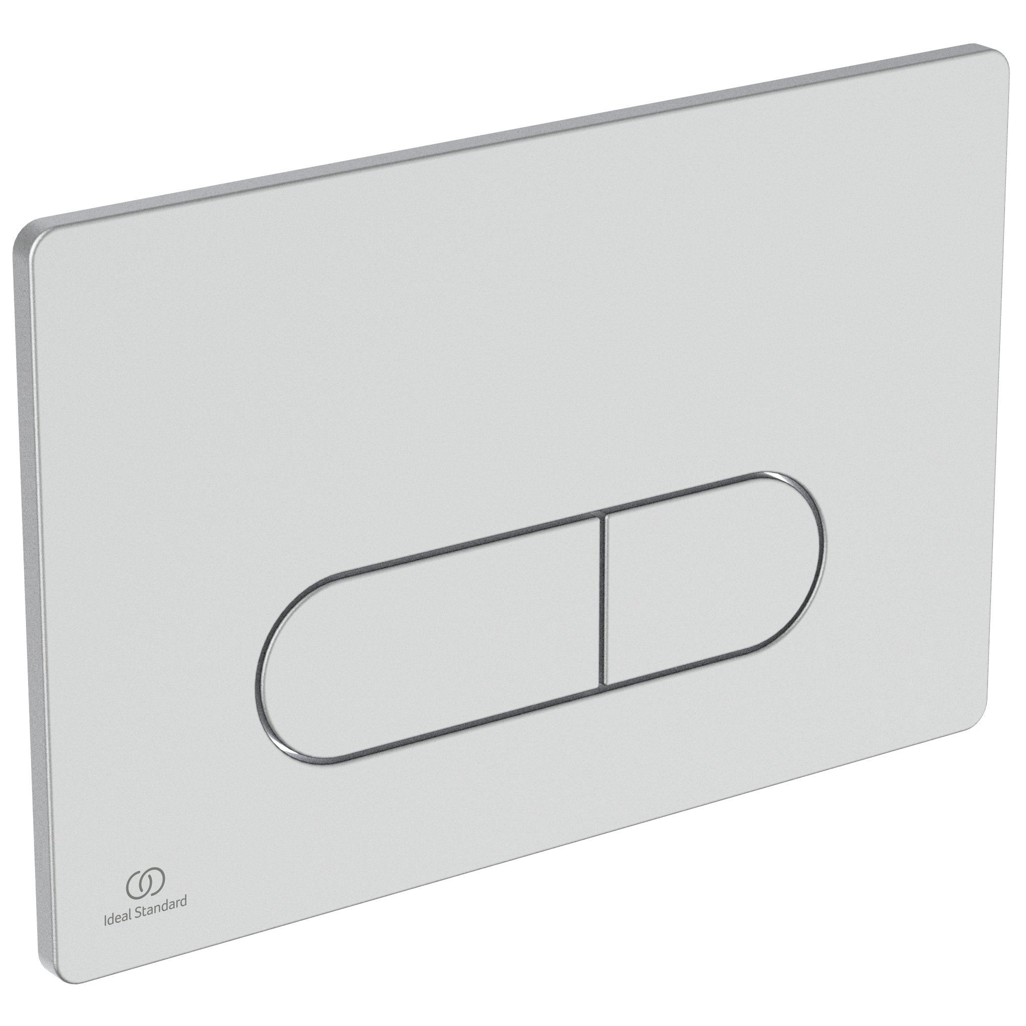 OLEAS M1 F/PLATE DUAL MATT CHROME IS