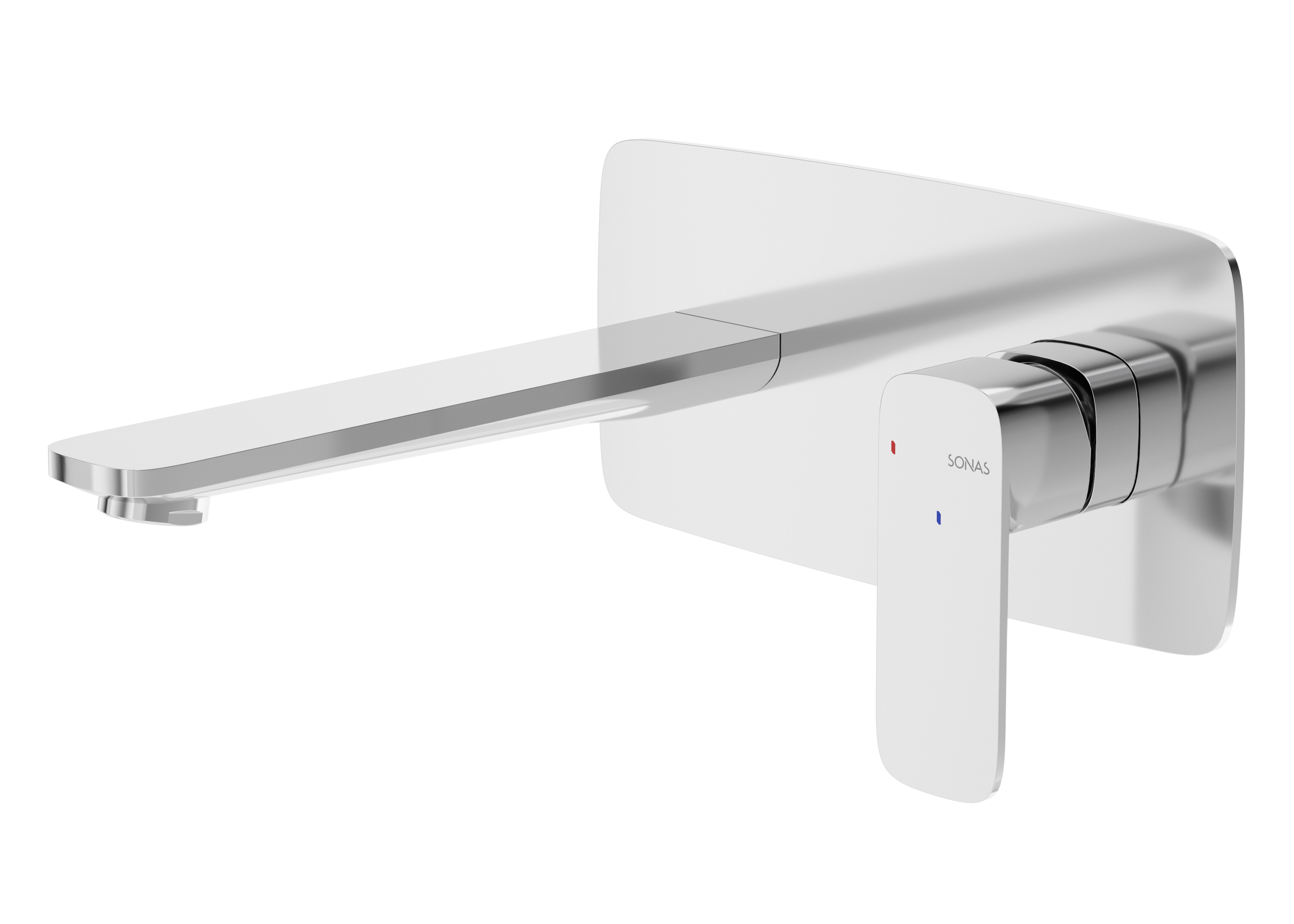 INEZ Wall Mounted Basin Mixer Chrome