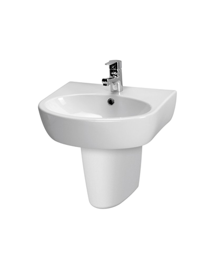 PARVA 50CM BASIN & SEMI PEDESTAL