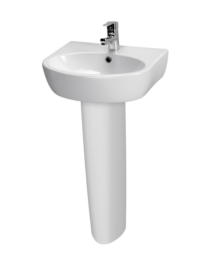 PARVA 50CM BASIN & FULL PEDESTAL