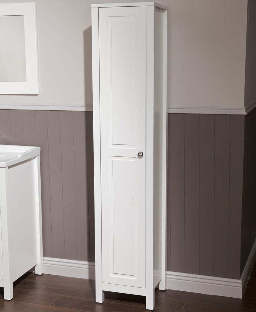KINGSTON chalk white tall storage unit