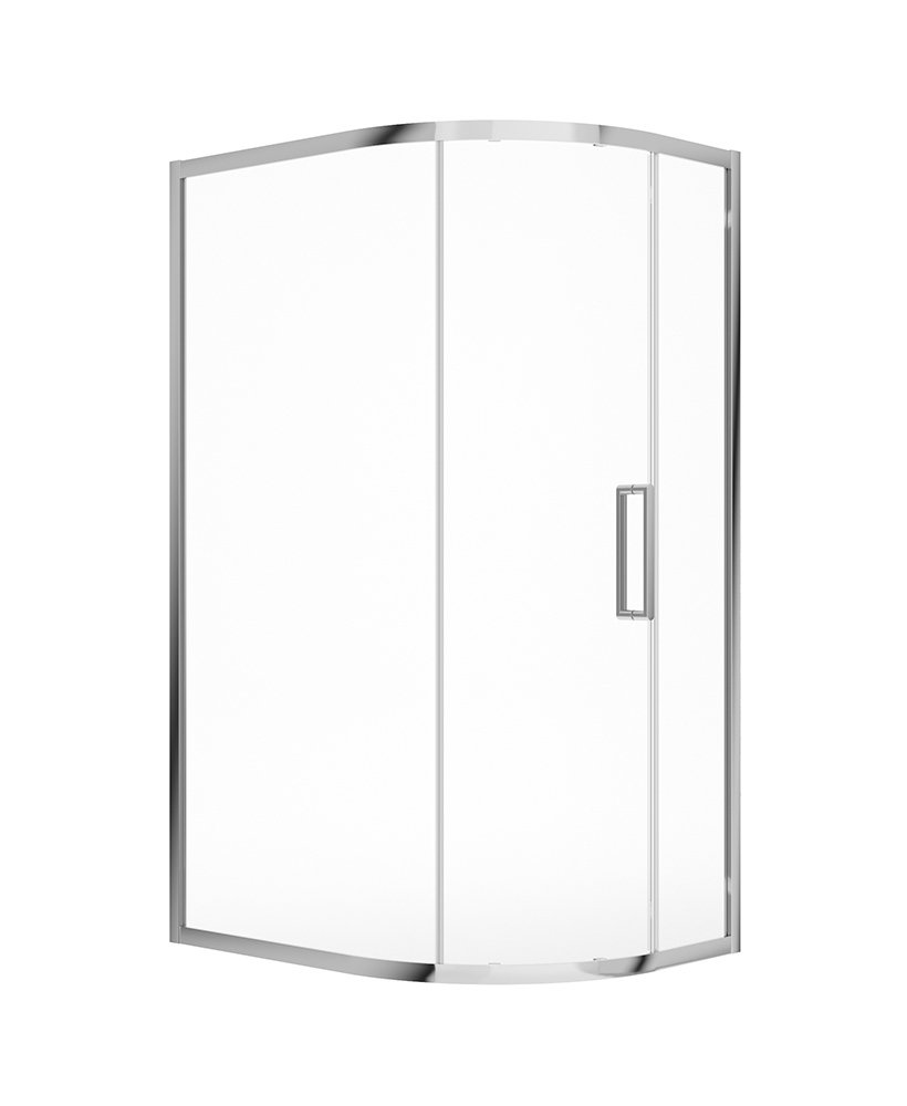 ASPECT 8MM SINGLE DOOR OFFSET QUADRANT 1000X800MM