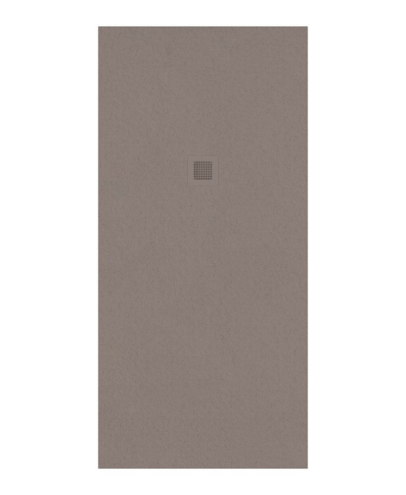 SLATE Taupe 1900x900 shower tray with FREE Shower Waste