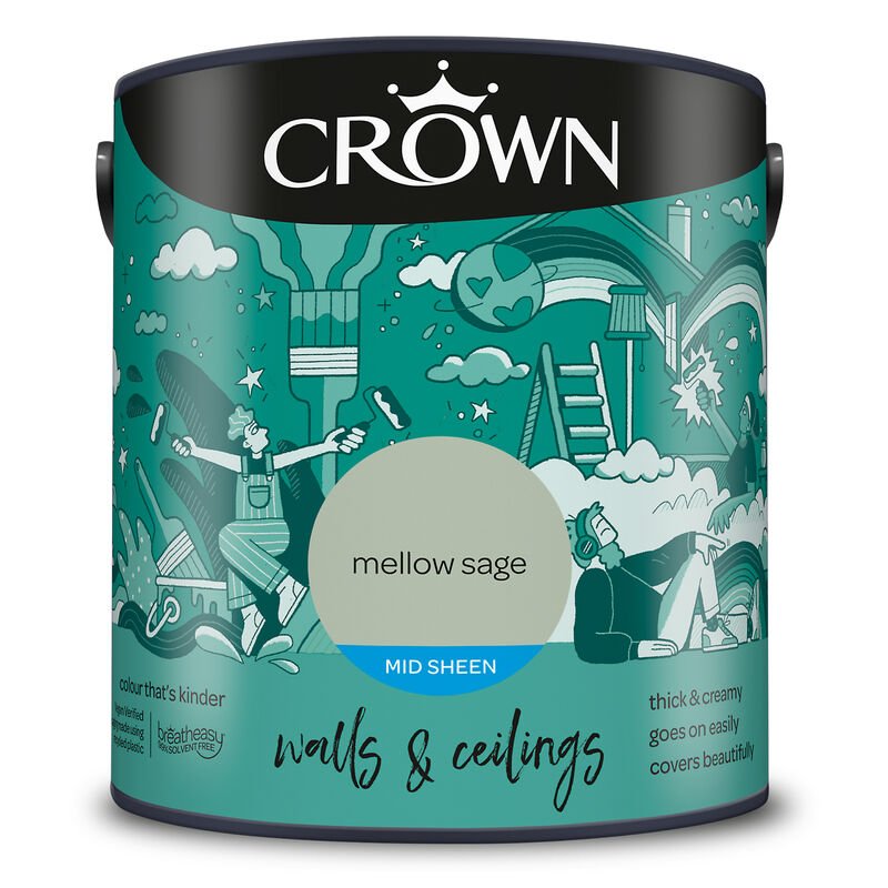 CROWN CR MID SHEEN MELLW SAGE 2.5L