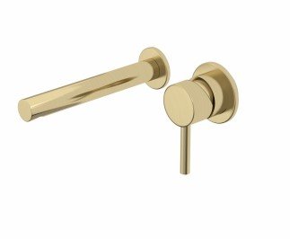 Anthem Wall Mounted Basin Mixer Brass