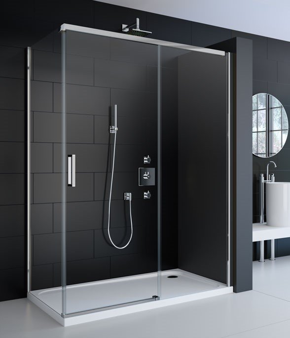 MERLYN 8 SERIES FRAMELESS SLIDING DOOR 1200MM