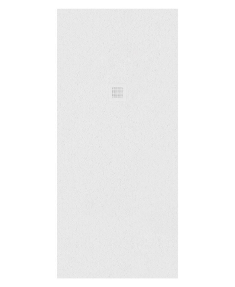 SLATE 2000 x 900 Shower Tray White - with FREE shower waste