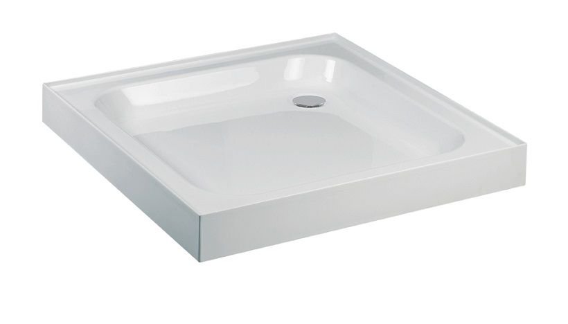 JT ULTRACAST 800 Square 4 Upstand Shower Tray