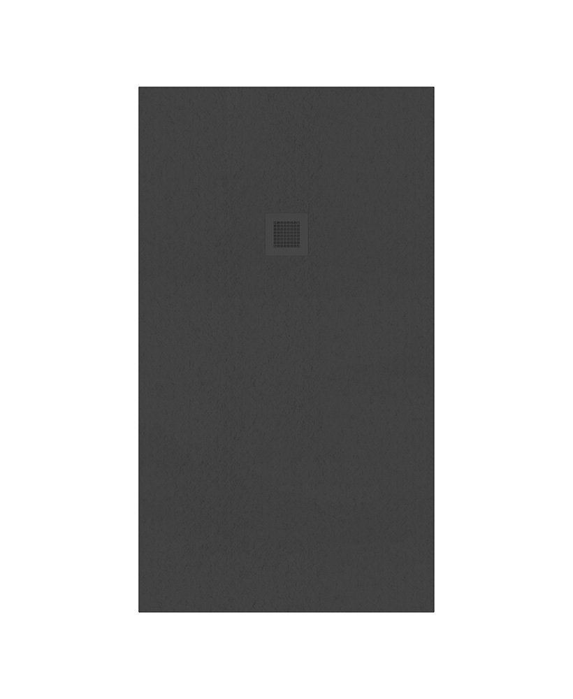 SLATE 1600 x 900 Shower Tray Anthracite - with FREE shower waste