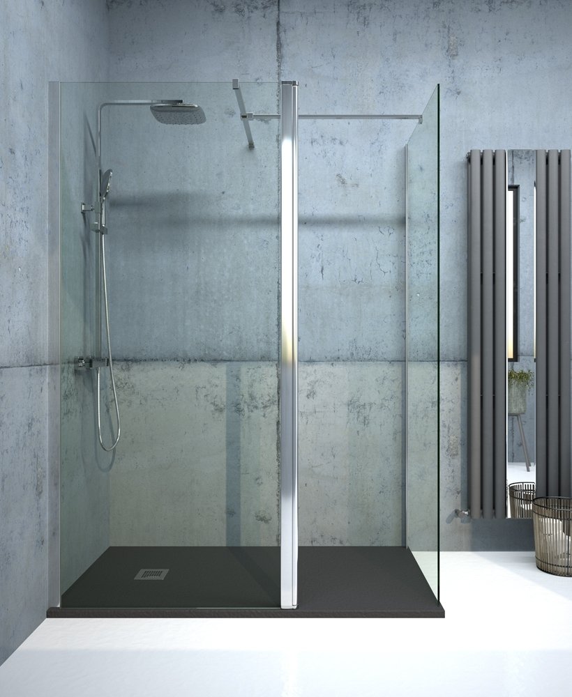 ASPECT 900mm Wetroom Panel - Chrome