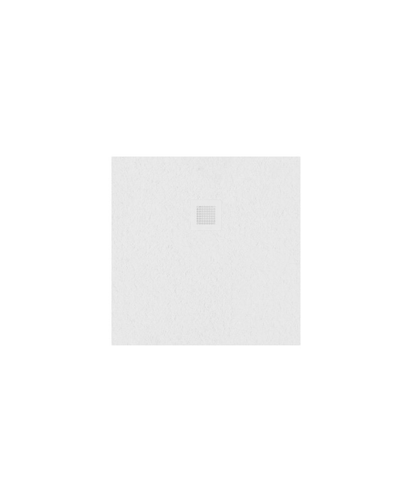 SLATE 800 x 800 Shower Tray White - with FREE shower waste