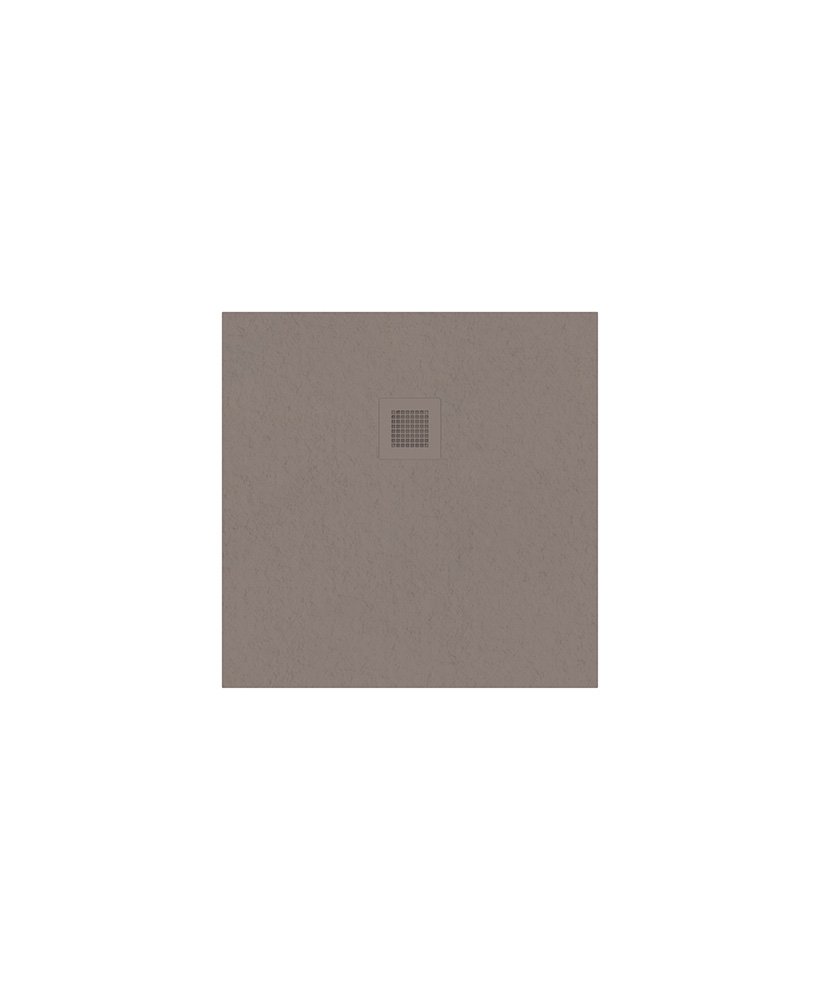 SLATE 800 x 800 Shower Tray Taupe - with FREE shower waste
