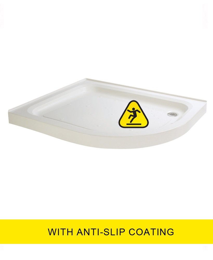 JT ULTRACAST 1200x900 Offset Quad Upstand Shower Tray RH - Anti Slip
