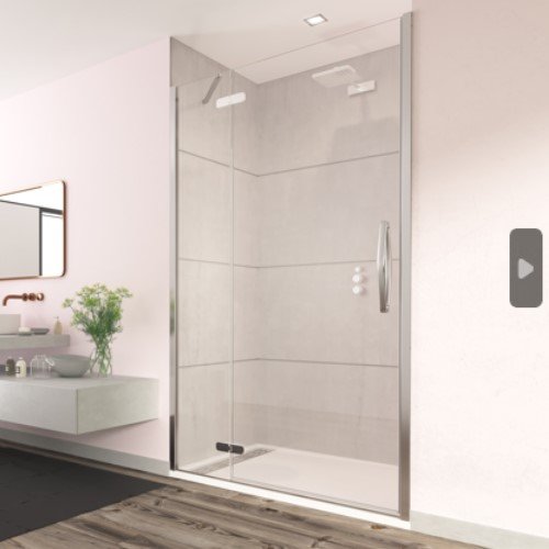 ORO RECESS INLINE 300MM BRIGHT SILVER INCLUDES 400MM ANGLED STABILZING BAR
