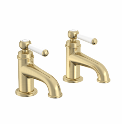 Lansdown Basin Taps Brass