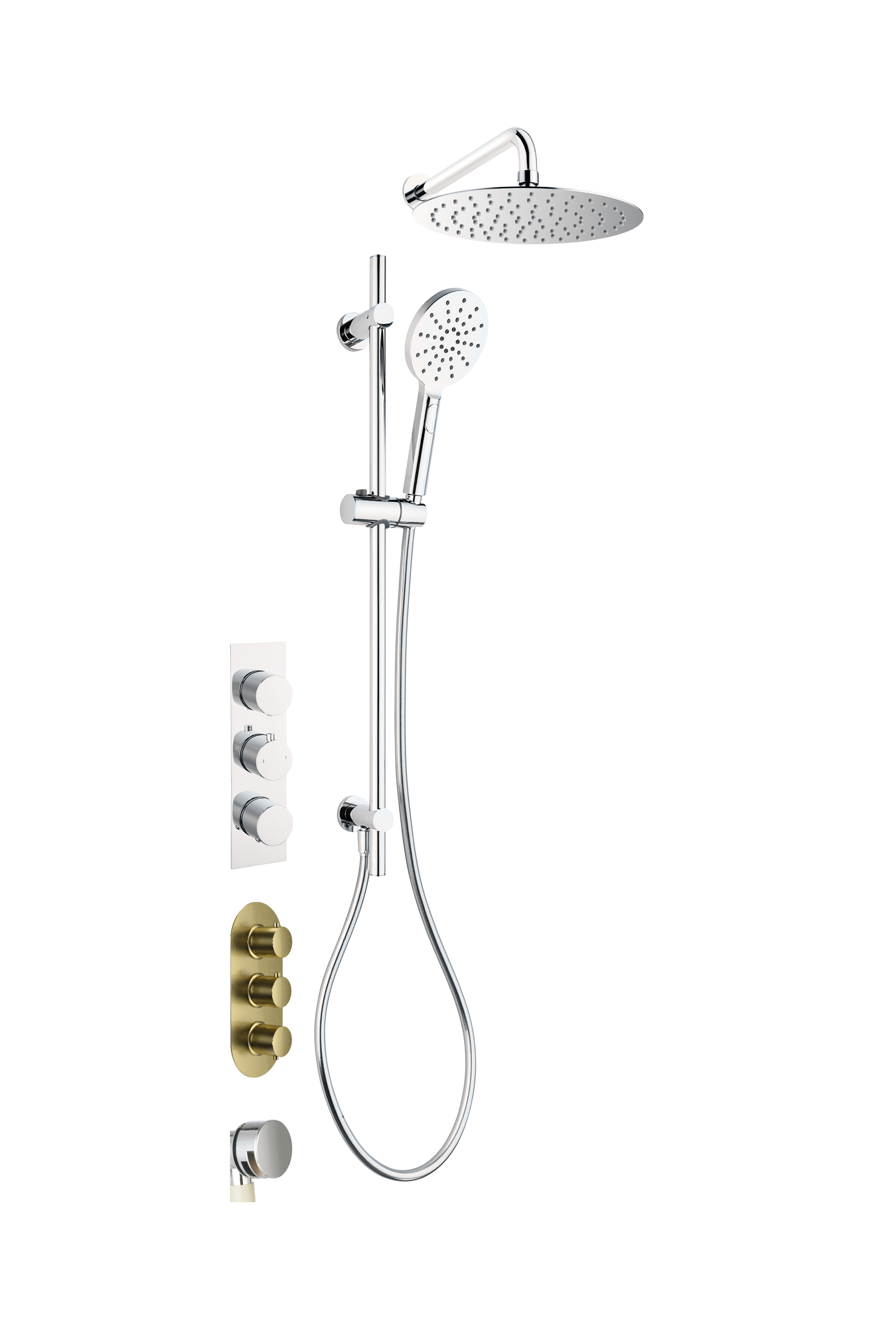 NOW SAVINI THREE OUTLET CONCEALED THERMOSTATIC SHOWER VALVE, FIX
