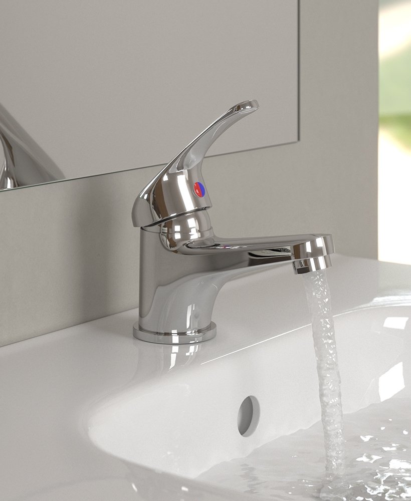 COSMOS Basin Mixer with FREE Click Clack Waste