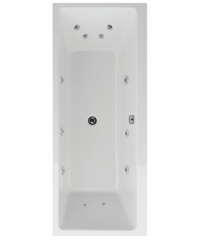 OSCAR Double Ended 1700x750 12 Jet Whirlpool Bath