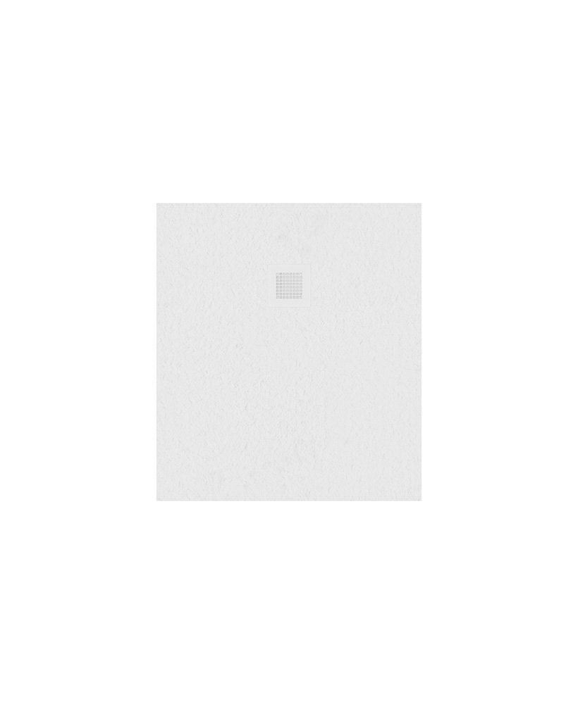 SLATE 900 x 800 Shower Tray White - with FREE shower waste
