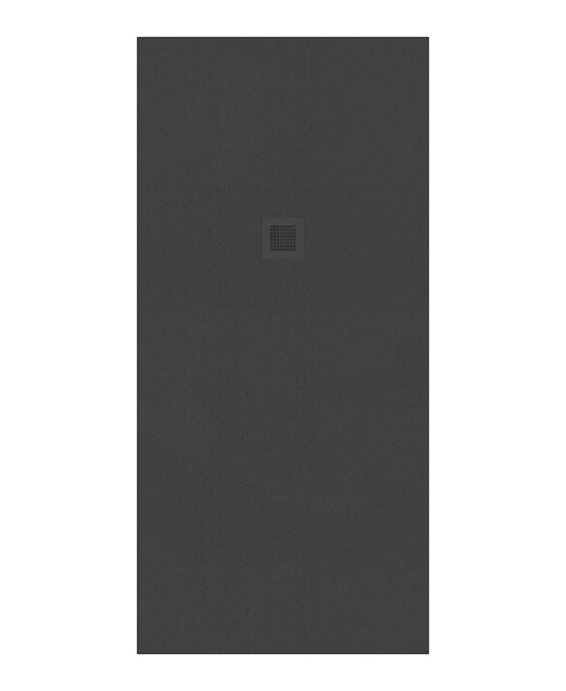 SLATE 1900 x 900 Shower Tray Anthracite   - with FREE shower waste