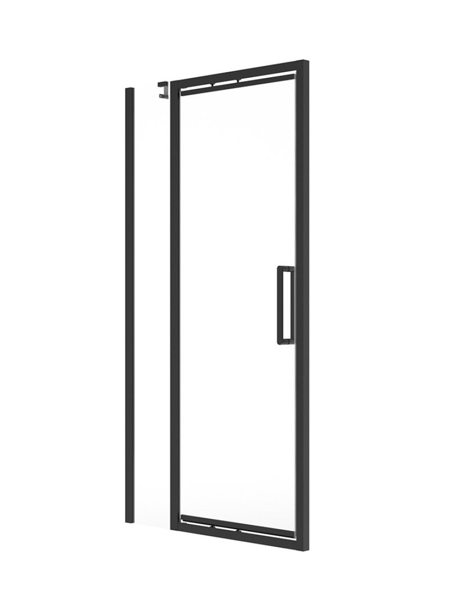 ASPECT Infold & Inline 1100mm Shower Door Matt Black