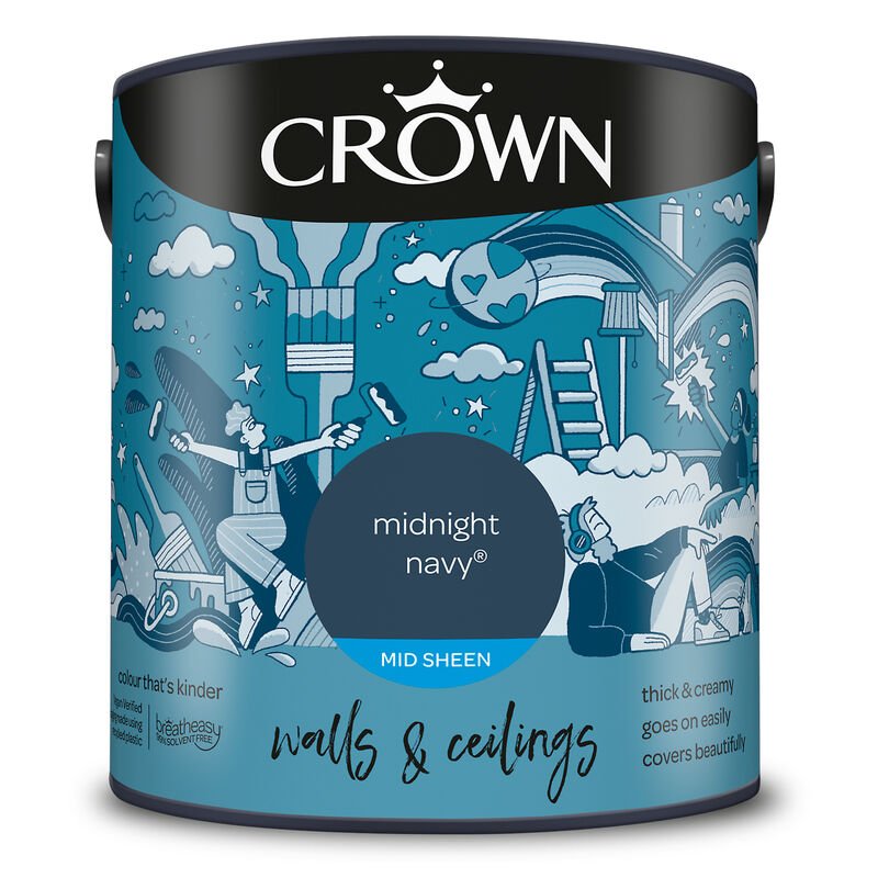 CROWNR MID SHEEN MNIGHT NVY 2.5L