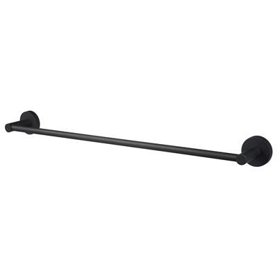 KOSMOS TOWEL RAIL SINGLE 61CM MATT BLACK (HACEKA KOSMOS)