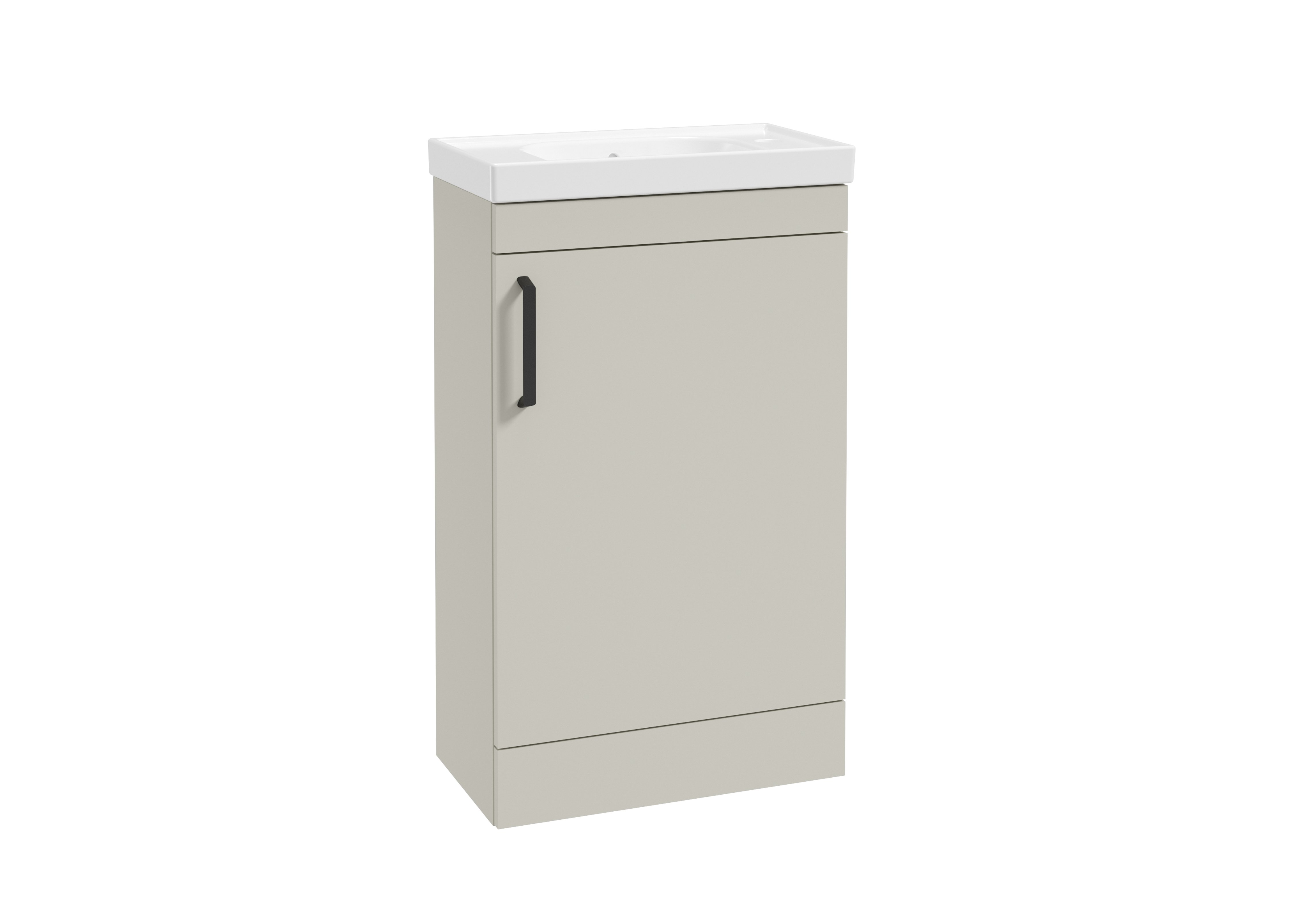 CORTA Floorstanding 50cm Single Door Compact Unit Whispering Willow-Black Han