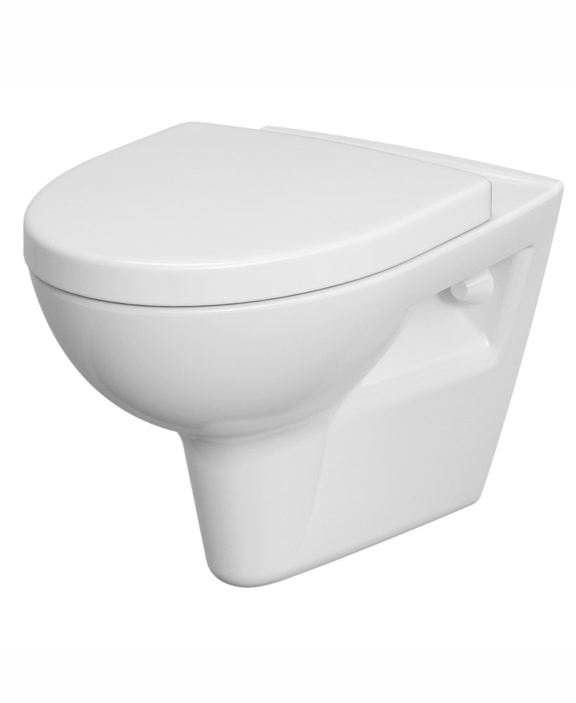 PARVA WALL HUNG RIMLESS WC-SOFT CLOSE SEAT