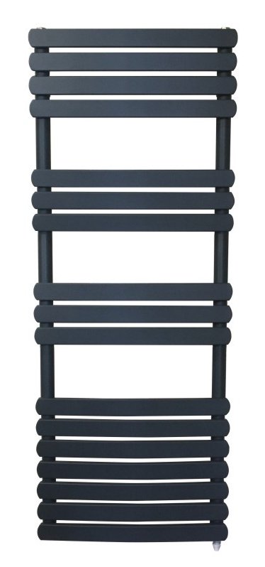 VENEZIA 1200X500 HEATED TOWEL RAIL  ANTHRACITE
