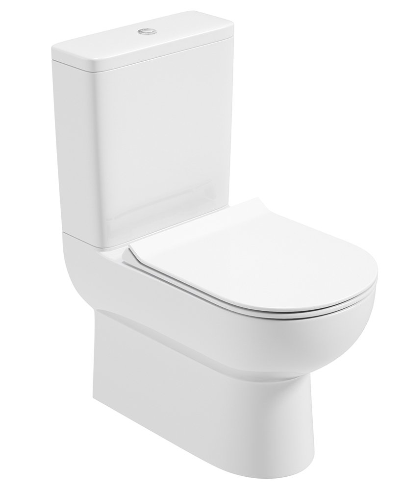 VIVA FULLY SHROUDED WC - SLIM SOFT CLOSE SEAT